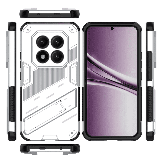Funda GANGXUN Antigolpes para Xiaomi Redmi Note 15 Pro Plus 5G con Soporte Invisible, Antihuellas y Protección Completa