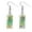 Other, variant on US Rectangle Starry Sky Sunflower Van Gogh Painting Glass Drop Dangle Earrings