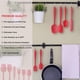 thumbnail image 4 of Espátula de silicona - Nuevas 6 piezas de espátulas de silicona resistentes al calor, espátulas de goma sin costuras con núcleo de acero inoxidable, utensilios de cocina (rojo), 4 of 4