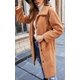 thumbnail image 4 of Chaqueta tipo cárdigan Angashion de forro polar borroso de piel sintética para mujer, 4 of 7