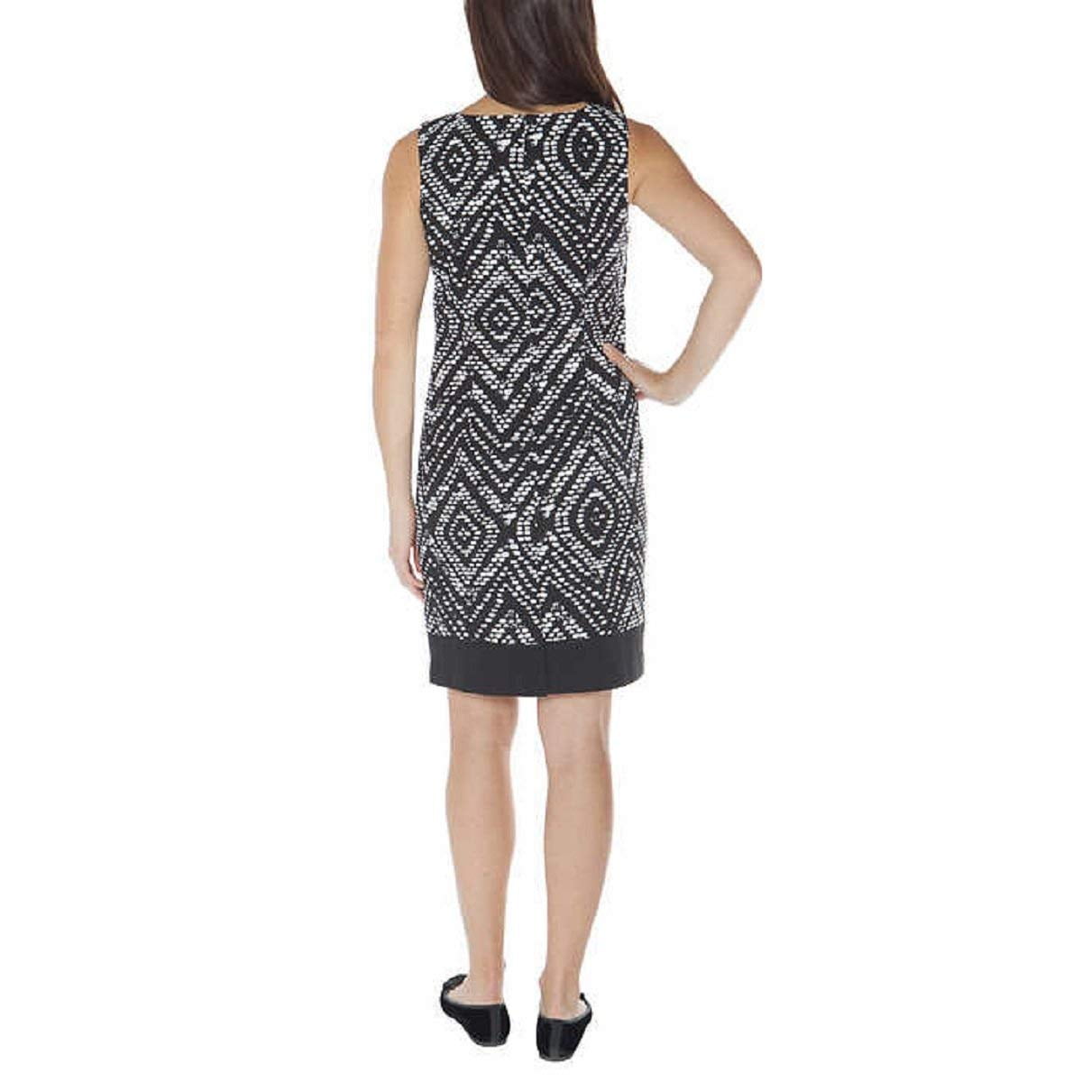ladies black shift dress