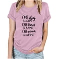 thumbnail image 1 of Fiudx Liquidación de Ahorros de Verano Tops con Estampado de Moda para Mujer, Blusa de Manga Corta, Camisetas Divertidas con Cuello Redondo, 1 of 4