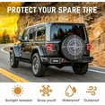 thumbnail image 3 of Spare Tire Wheel Cover, PVC Spare Tire Cover with Compass for Camper RV Trailer, Jeep,Truck, SUV, 3 of 10