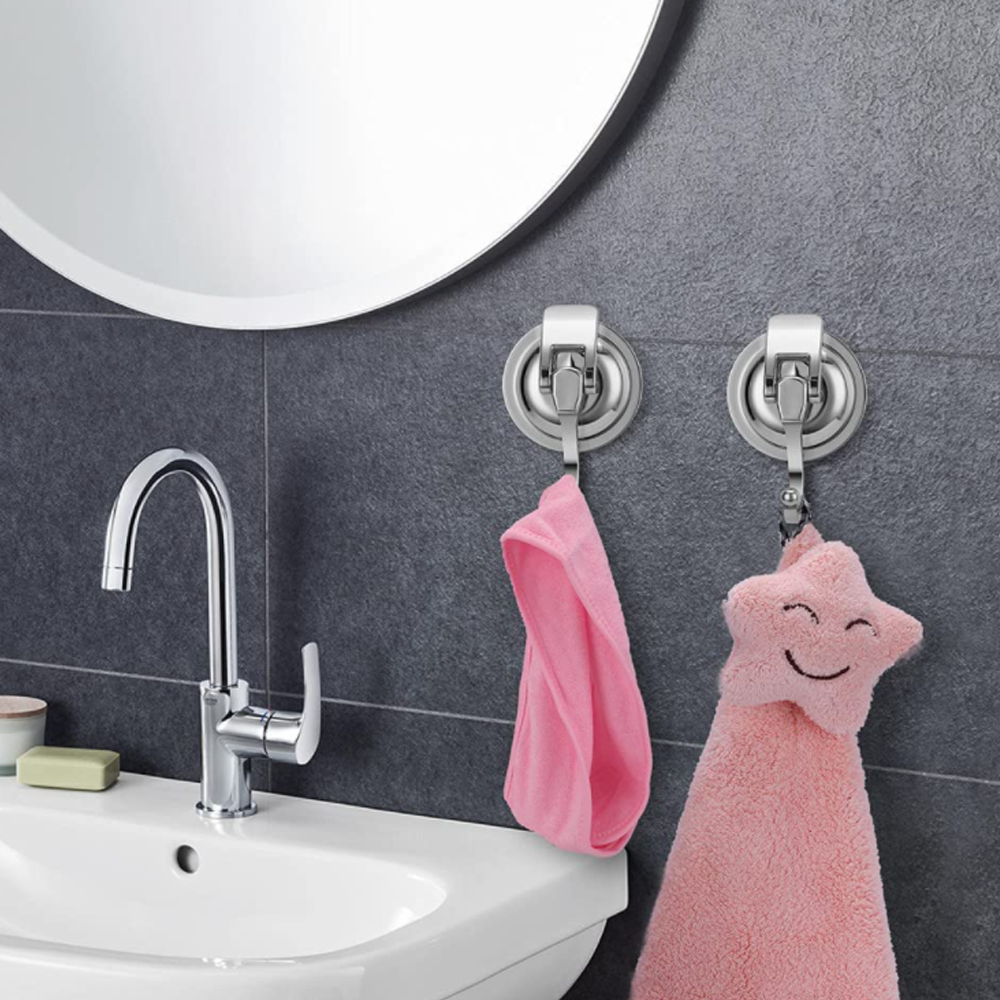 Wekvgz Suction Cup Hooks with Lever Lock, 2 Pack photo 8