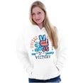 thumbnail image 3 of United Smurf Americana Varsity Unisex Plus Size Hoodie Brisco Brands 2X, 3 of 5