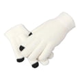 thumbnail image 1 of Guantes Wosthever Completos de Visón Térmicos Color Blanco Tamaño Libre, 1 of 6