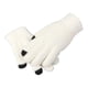 thumbnail image 1 of Wosthever Guantes completos Invierno Cálido Pantalla táctil Estudiantes Térmico Flexible Calentador de manos Al aire libre Felpa Mitones Muñequera Suministros térmicos Blanco Wosthever HA070839-03, 1 of 6
