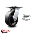 thumbnail image 2 of 6 Inch Heavy Duty Glass Filled Nylon Caster with Roller Bearing and Swivel Lock, 2 of 2