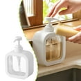 thumbnail image 2 of LILELIS Hand Soap Dispenser 10Oz Bottle Lotion Container Refillable Liquid Soap Jar for Bathroom Kitchen White, 2 of 8