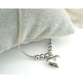 thumbnail image 3 of Tobilleras para mujer, tobilleras para mujer con colgante en forma de corazón de delfines, pulsera para el tobillo, joyería para el pie de playa, la tobillera, 3 of 4