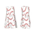 thumbnail image 7 of Kdxio Baseballs Pattern Summer Dresses for Women Beac Sleeveless Vintage Floral Flowy Pocket Tshirt Tank Sundresses, 7 of 7