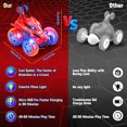 thumbnail image 7 of RC Cars Remote Control Car Toys for Boys 3 4 5 6 7 8 9 10 Year Old Girl Boys, 2.4Ghz Fast Stunt with Cool Light for Kids Birthday Chritmas, 7 of 7