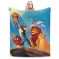 thumbnail image 1 of Manta de El Rey León, manta de felpa grande y súper suave para niños, niñas y adultos jóvenes, manta de franela cálida y acogedora para sala de estar, sofá cama, todas las estaciones, 40 x 30 pulgadas, 1 of 8