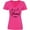 Hot Pink, variant on Inktastic World's Best Nana Women's V-Neck T-Shirt