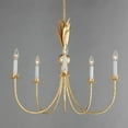 thumbnail image 2 of Maxim Paloma 2885GL Traditional Candle Chandelier Light Fixture - Gold Leaf, 2 of 5