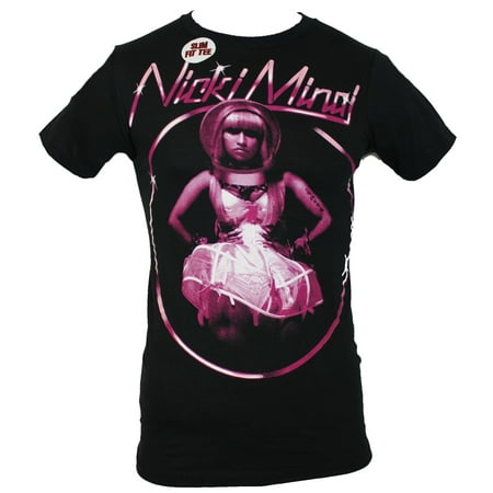 Nicki Minaj Mens T-Shirt -  Space Girl Circle Logo Image