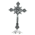 thumbnail image 1 of Crucifix avec Support Sculpture Statue de la Croix de Jésus Collection Table Croix, 1 of 8