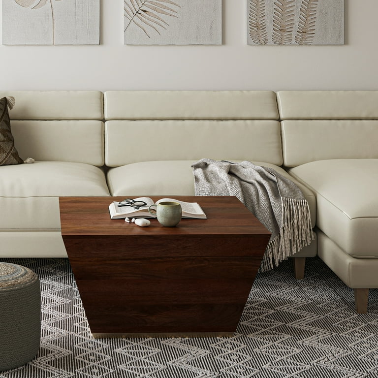 WyndenHall Gillean Solid Mango Wood 28 inch Wide Square Modern