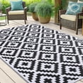 thumbnail image 5 of Outdoor Rug for Patio,Waterproof Reversible,Non-Slip Large Area Rug for Camping, RV, Deck, Balcony, Backyard, Multiple Sizes & Patterns, 5 of 5