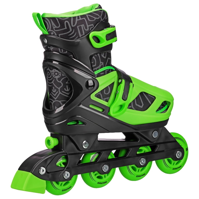 Roller Derby Boys 2-in-1 Roller/Inline Skates, Sizes 3-6 photo 6