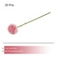 thumbnail image 3 of Cabezas de flores artificiales Uxcell de seda crisantemo hortensia rosa oscuro 20 piezas, 3 of 6