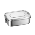 thumbnail image 1 of Conteneur à Lunch Bento en Acier Inoxydable, Boîte à Lunch Bento en Métal pour Enfants Ou Adultes, Boîte de Rangement à 2 Compartiments, 1 of 7