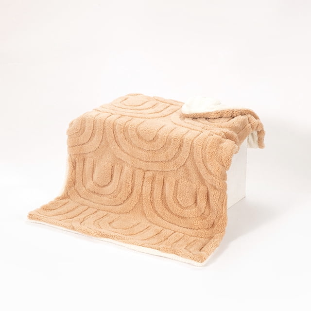 Manta cálida para mascotas, para gatos y perros, almohadilla térmica de felpa gruesa con reverso antideslizante, acogedora funda de cama de invierno para mascotas pequeñas y medianas.