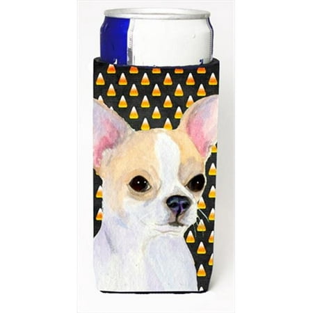 

Chihuahua Candy Corn Halloween Portrait Michelob Ultra bottle sleeves For Slim Cans - 12 Oz.