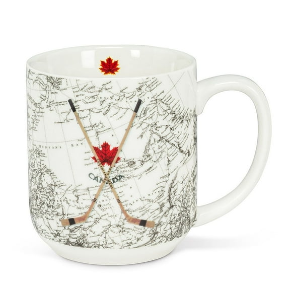 Set of 2 Hockey Sticks & Map Mug