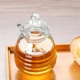 thumbnail image 4 of Glass Honey Pot,Bexikou 10oz Honey Jar with Dipper and Lid, Honey Container to Storage Honey and Syrup,Honey Pot Container Dispenser for Kitchen Organization, Christmas Gift, Home Kitchen Decor, 4 of 7
