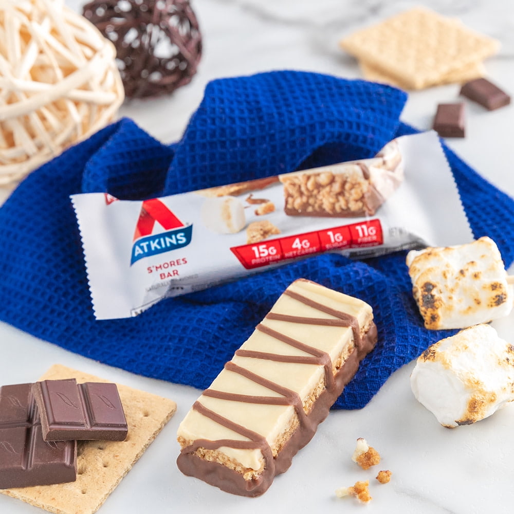 Atkins S Mores Bar 1 69 Oz 5 Pack Meal Bar Walmart Com Walmart Com Atkins S Mores Bar 1 69 Oz 5 Pack Meal Bar Walmart Com Walmart Com