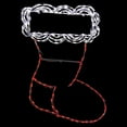 thumbnail image 2 of Holidynamics LED Outdoor Metal Frame 47in Stocking Christmas Display, 2 of 4