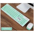 thumbnail image 4 of Juego de ratón mecánico inalámbrico con N520 Hz, azul Baoblaze teclado mecánico inalámbrico, 4 of 8