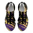 thumbnail image 5 of Purple And Gold Tailgate Swag - Claw Marks Walking Shoes for Men Woman Lightweight Tennis Fashion Elastic Sports Shoes Cushion Basketball Shoes, 5 of 7