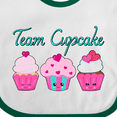 thumbnail image 4 of Inktastic Team Cupcake Happy Cupcakes Boys or Girls Baby Bib, 4 of 4