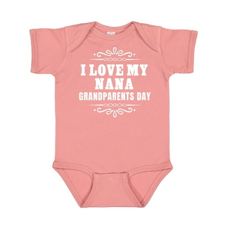 

Inktastic Grandparents Day I Love My Nana Gift Baby Boy or Baby Girl Bodysuit