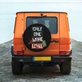 thumbnail image 7 of DouZhe Waterproof Spare Tire Cover, Game Motto Game Console Sticker Prints Adjustable Wheel Covers Fit for Jeep Trailer RV SUV Car, 14 inch, 7 of 7