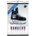 thumbnail image 3 of NHL New York Rangers - Drip Skate 21 Wall Poster with Wooden Magnetic Frame, 22.375" x 34", 3 of 6