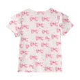 thumbnail image 4 of Grblisyd Shirts for Girls 10-12 Casual Cute Ruffle Sleeve Little V Neck T Shirts Loose Fit Tee Tops Beach Vacation Bow Knot Print Blouses Clothes Beige 12-13Y, 4 of 6