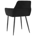 thumbnail image 5 of vidaXL Dining Chairs 4 pcs Black Velvet, 5 of 5