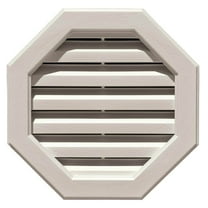 22 in. Octagonal Gable Vent in Sandstone (Overall 22 in. x 22 in. x 1.88 in.)