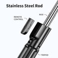 thumbnail image 6 of Portable Bluetooth Selfie Tripod Retractable Multifunctional Phone Holde With Selfie light Wireless Remote Bracket Shutter, 6 of 8