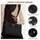 thumbnail image 5 of Bolso LOVEVOOK tipo cartera, bolso de mano, cuero negro, para mujer, 5 of 8