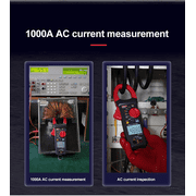 UNI-T Uni-trend Multimeter clamp meter UT206A+ clamp meter Clamp current meter Ammeter 1000V Voltmeter Voltage Frequency Professional Electrical Integrated Meter(UT206A+)