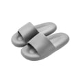 thumbnail image 5 of Gomelly Unisex Shoes Slip On Slides Open Toe House Slippers Non-slip Bedroom Indoor Outdoor Grey 8.5-9, 5 of 5