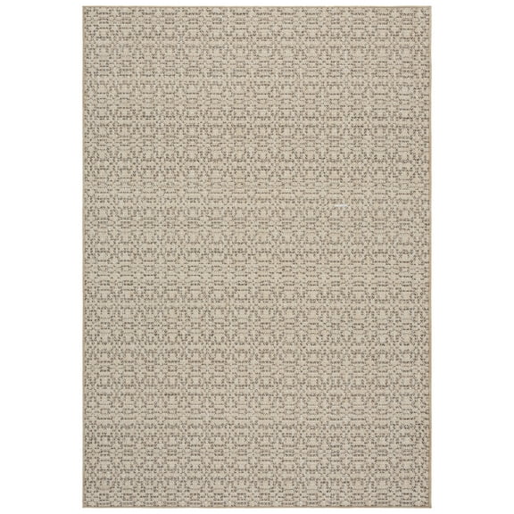 SAFAVIEH Sisal Performance Delia Geometric Indoor/Outdoor Area Rug, Beige/Natural, 8' x 10'