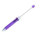 thumbnail image 1 of KLKCMS Stylo à Bille Multicolore Stylo à Bille Imprimable DIY Stylos Perles Assortis Stylo Perle violet, 1 of 9
