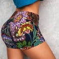 thumbnail image 6 of Rocae Vintage Floral for Women's Quick-Dry Running Shorts,Ladies Active Athletic Apparel Yoga Workout Gym Running Volleyball Spandex Shorts Large, 6 of 9