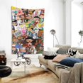 thumbnail image 2 of Tapiz de Hey Arnold, tapiz grande para colgar en la pared, para sala de estar, dormitorio, póster, fondo de decoración del hogar para niños, niñas y adultos, 228 x 152 cm, 2 of 8