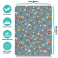 thumbnail image 4 of Floral and Leopard Pet Bowl Mat - Unique Design, Waterproof Dog Feeding Mat for Messy Eaters, 4 of 4